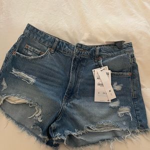 Zara denim shorts